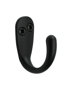 Viskan Hook - Matte Black - Beslag Design