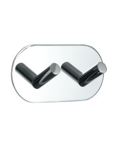 Base 100 2-Hook - Stainless Steel - Beslag Design