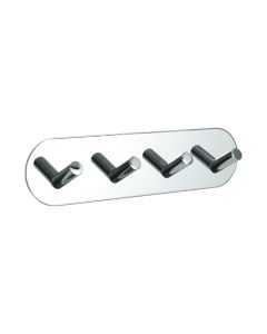 Base 100 4-Hook - Stainless Steel - Beslag Design