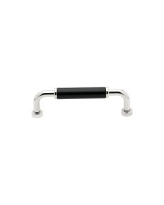 Brohult Cabinet Handle - Nickel Plated / Black - Beslag Design