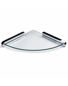 Cannes Shower Shelf - Glass / Chrome