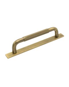 Helix Handle on Backplate - Antique Bronze - Beslag Design