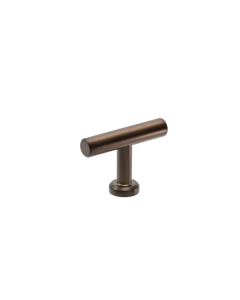 Viva T Knob - Burnished Brass