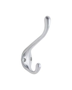 Lagan Hook - Brushed Chrome - Beslag Design