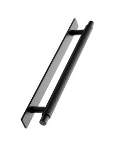 Manor Handle with backplate - Matte Black
