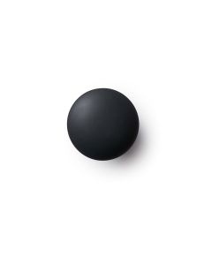 Matte Porcelain Knob / Hook - Black - Anne Black