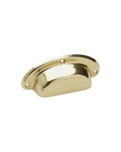 1843 Shell Handle - Polished Brass - Beslag Design