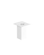 Gemini Furniture Leg -  White