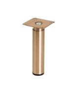 Rev Furniture Leg - Brushed Brass - 135 - 235 mm