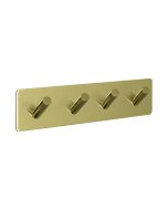 Base 200 4-Hook - Polished Brass - Beslag Design