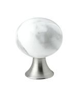 Bead Straight - Knob - Grey Marble - Furnipart
