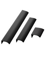 Edge Straight Profile Handle - Brushed Black - Furnipart
