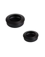 Hollow Recessed Handle - Black - Beslag Design