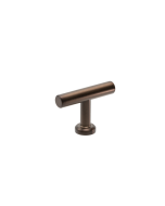 Viva T Knob - Burnished Brass